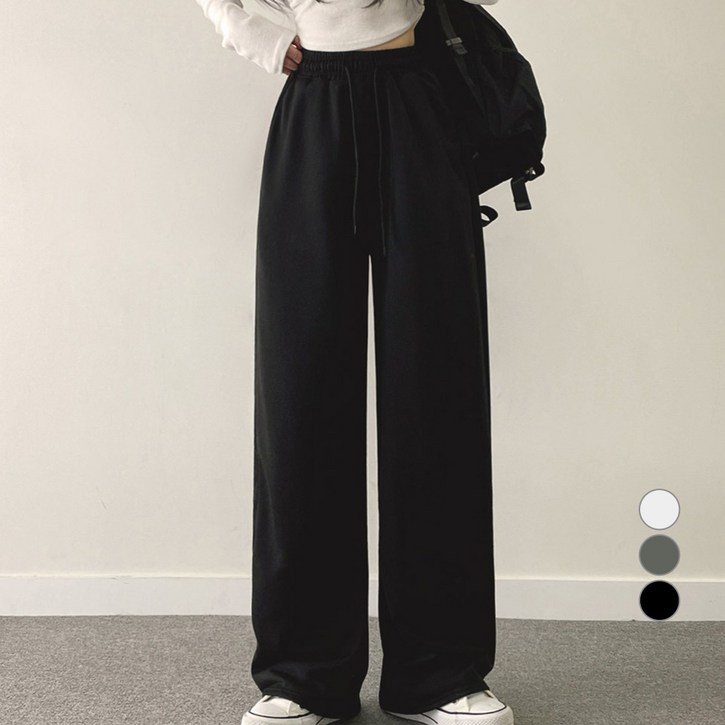 위드후이린 올데이 여성용 트레이닝 밴딩 팬츠 롱숏