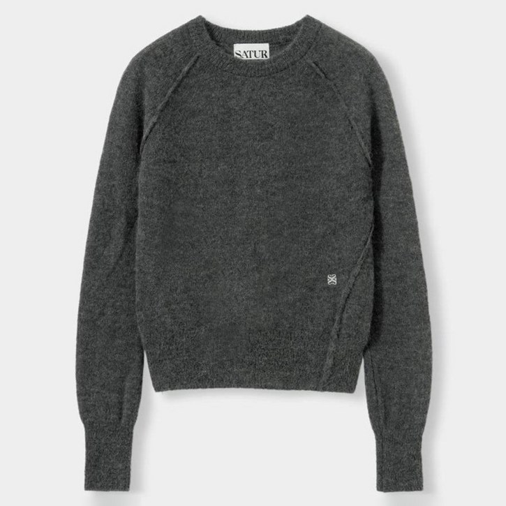 세터 여성용 도버 라운드 털 니트