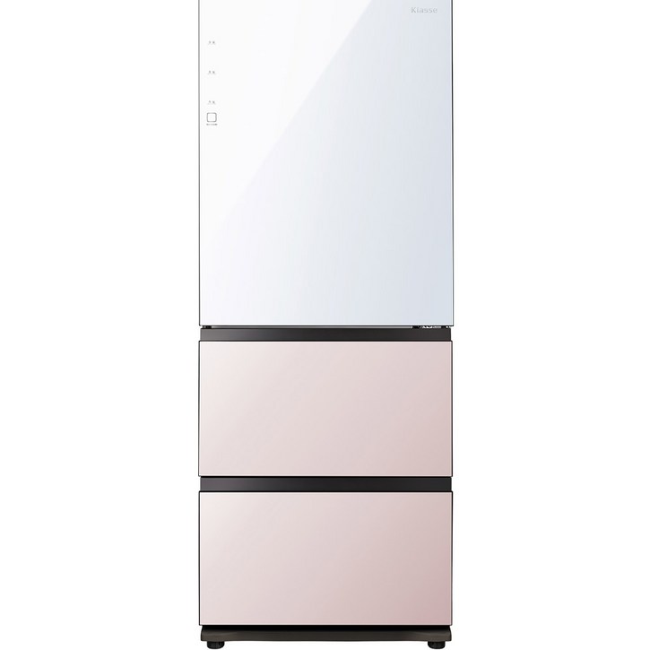 위니아 클라쎄 스탠드형 김치냉장고 방문설치, 화이트 + 솔리드 핑크, GRKQ37EPWPS 3
