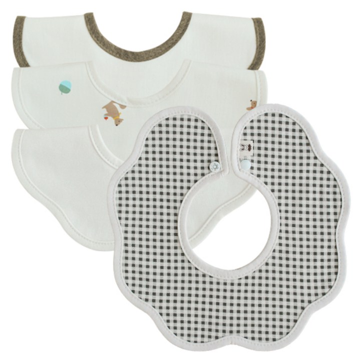 바니블라썸 롤링 턱받이 세트