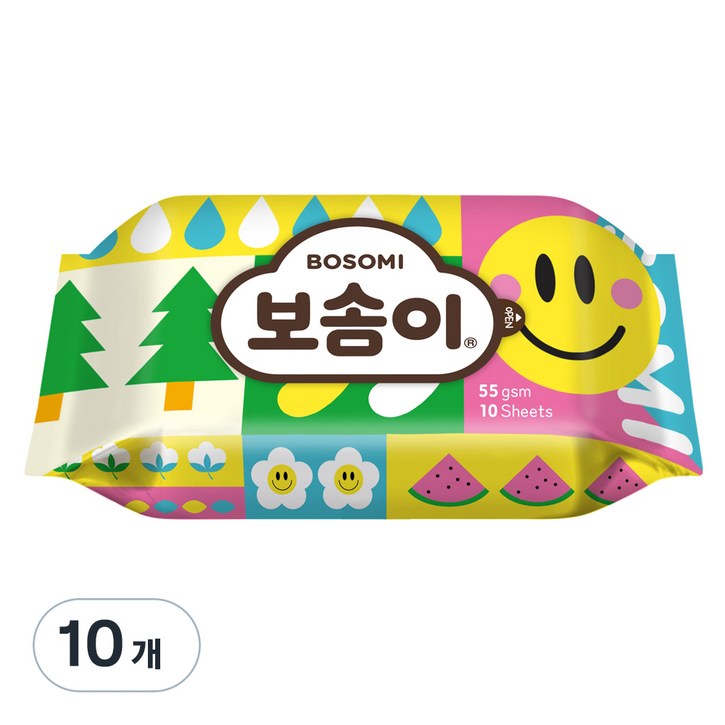 보솜이 펀앤플레이 라이트 물티슈 휴대용