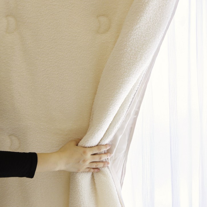 쁘리엘르 베베 양털 바람막이 방한커튼