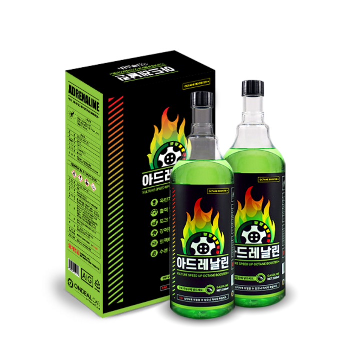 아드레날린 옥탄부스터 연료첨가제 휘발유 550ml, 2개, 가솔린휘발유