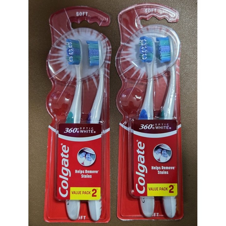 콜게이트 360 옵틱화이트 미세모 칫솔