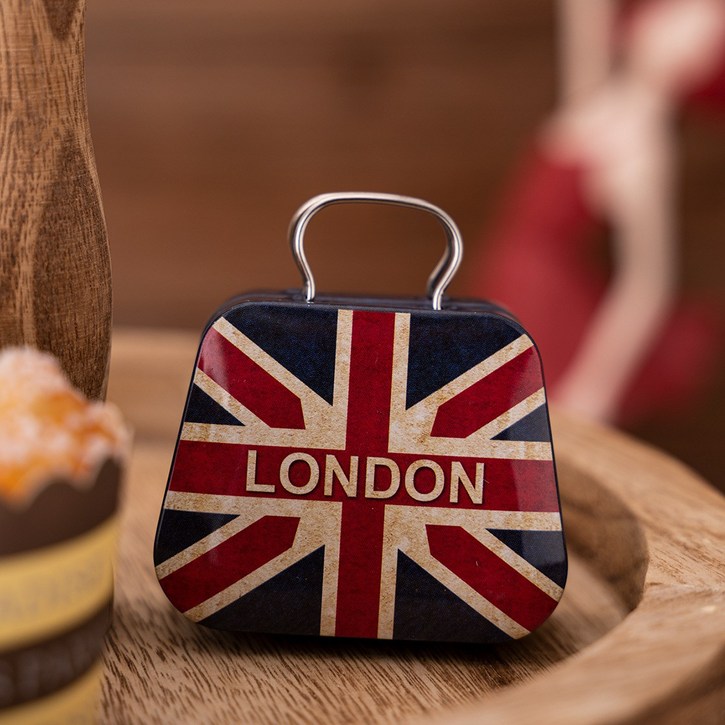 미니 틴케이스 손잡이 선물 상자 철제 보관함 다꾸 캔디 구디백 빈티지 케이스