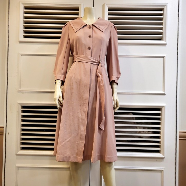 프렐린 파크랜드 여성스런 빅카라 핏앤프레이어 소매 볼륨 베트원피스RJO232100  nc중앙로역점