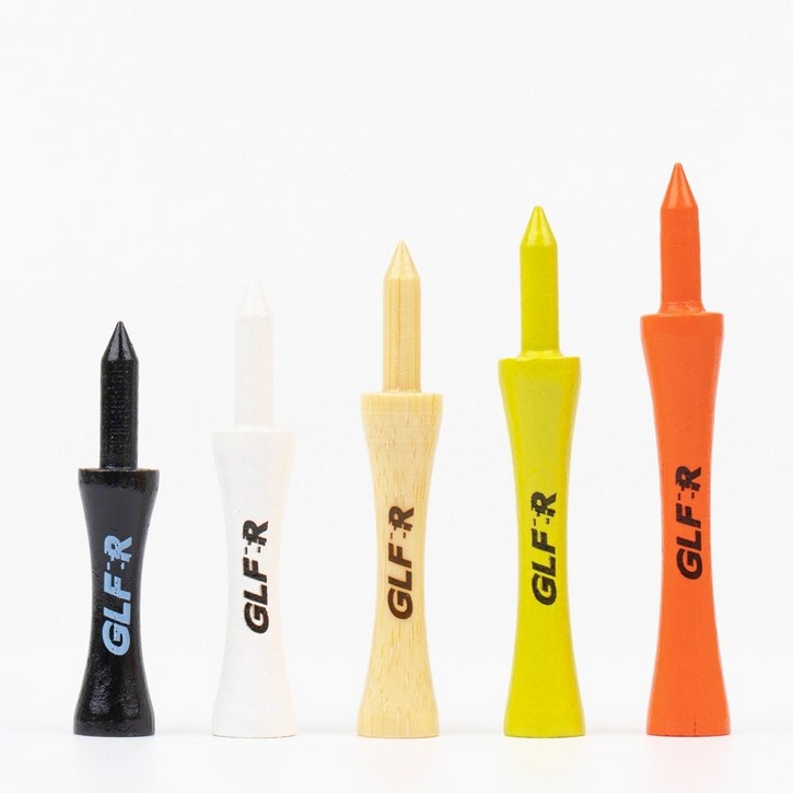 GLFR 스탭 골프티 100대나무, 50개, 45mm