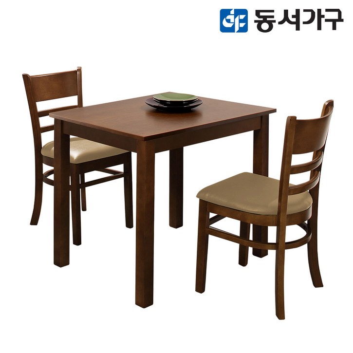 동서가구 모던 2인용 식탁 테이블의자 2개 세트 카카오 DF632629 동서가구 모던 2인용 식탁 테이블의자 2개 세트 카카오 DF632629