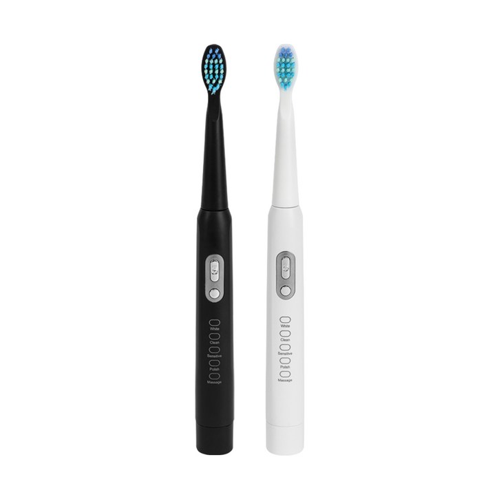 스마트소닉 1000 플러스 음파칫솔 더블세트 [블랙+화이트] SG-2011A, 1개, 블랙+화이트, SG-2011A