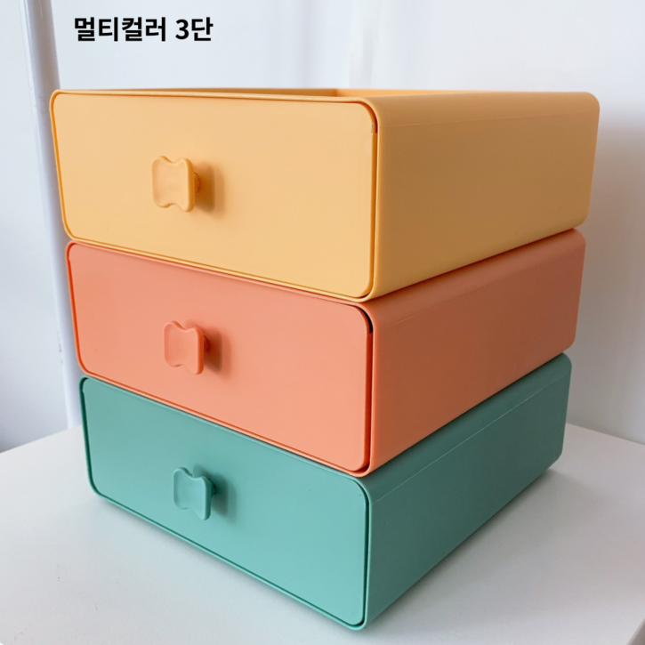 올띵즈원 책상 수납 정리함 데스크오거나이저, 3단, 멀티