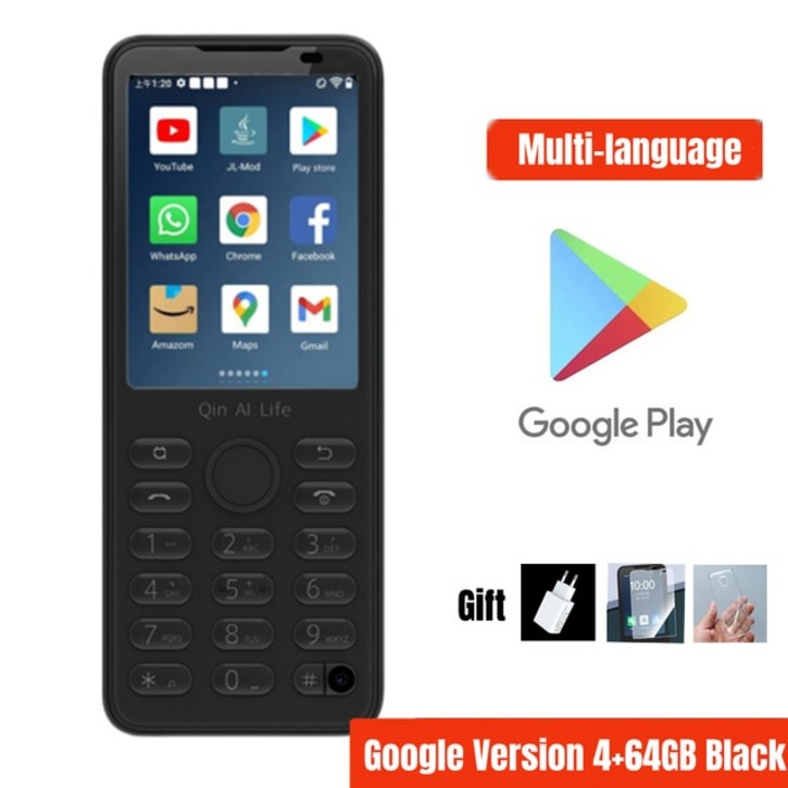 Qin F21 프로 구글 스토어 안드로이드 11 미니 휴대폰, MTK6761, 3GB LTE 2.8 인치 스크린, 잠금 해제 스마