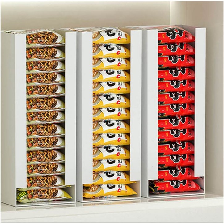 라면 수납 보관함 대형 / 다용도 주방 깔끔 정리함