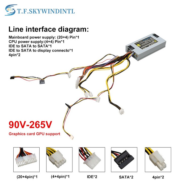 플렉스 스위칭 전원 공급 장치 서버용 산업용 제어 서버 섀시 케이스