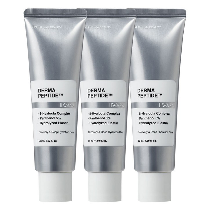 화사 더마 펩타이드 69 안면 볼 처짐 개선 리프팅 탄력 케어 크림, 3개, 50ml