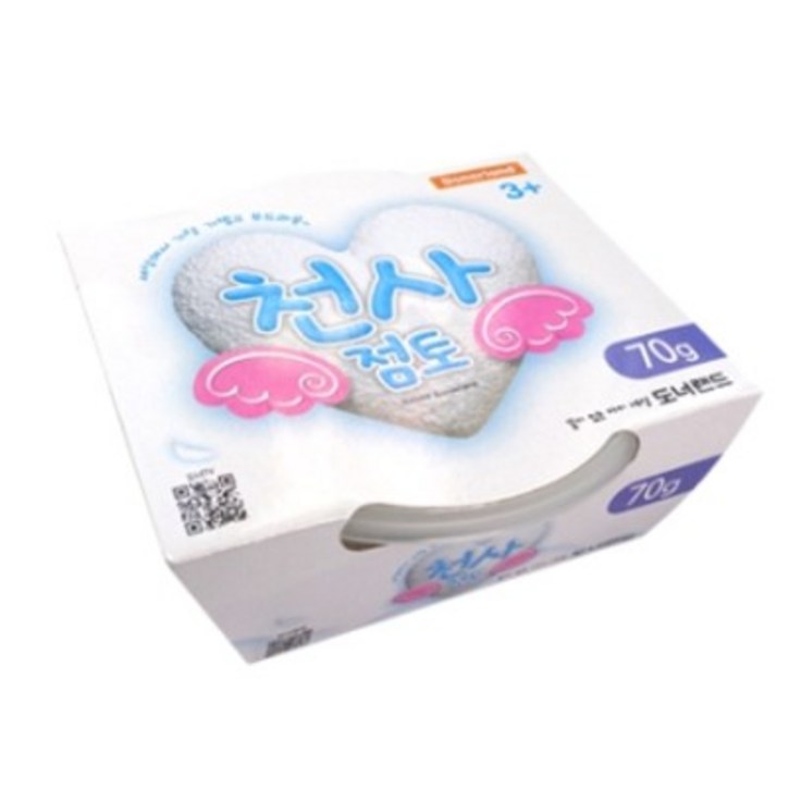 도너랜드 천사점토 벌크 아동용 점토 클레이, 단일색상, 24개