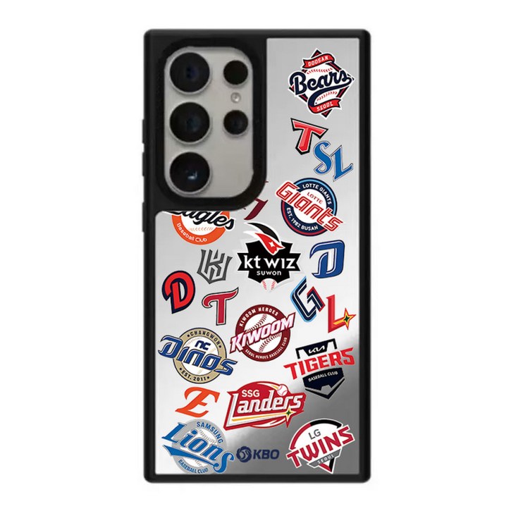한국 야구팀 로고 디자인 갤럭시 S25 24 23 울트라 플러스 맥세이프 핸드폰 케이스