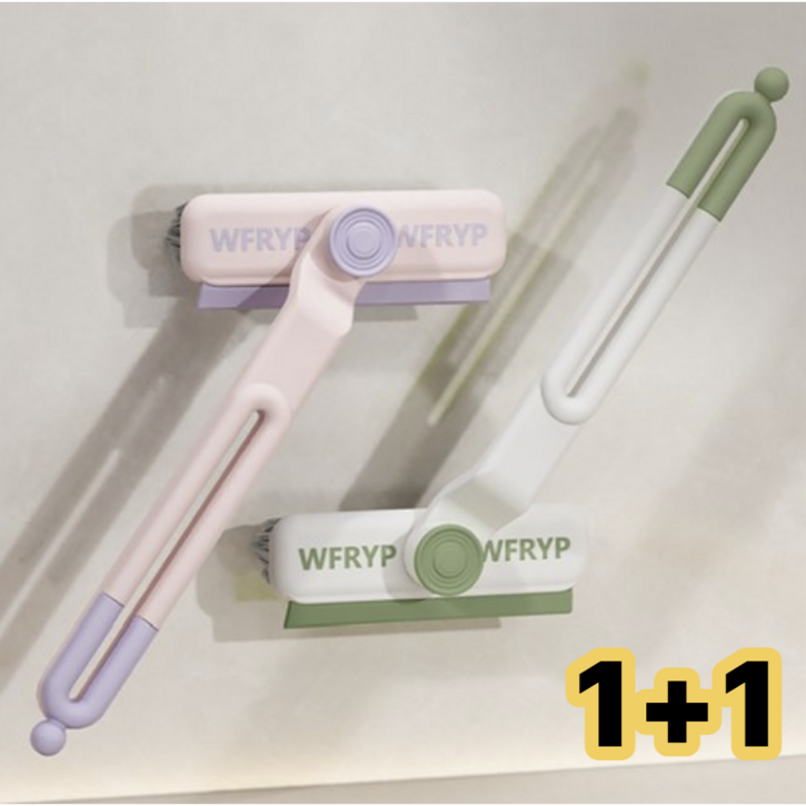 리브온 3in1 회전 틈새 청소브러쉬 1+1 줄눈 창틀 욕실 주방 다기능 청소솔 물때 제거 브러쉬