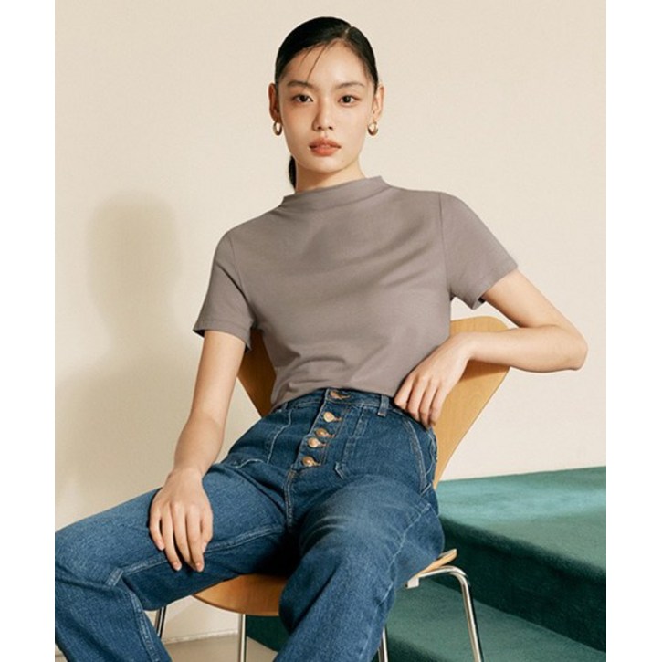 더엣지 THEATG 5PACK 하프슬리브 모달 티블라우스