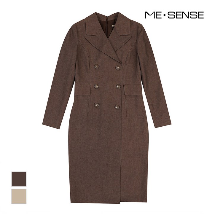 미센스 더블버튼 카라원피스MB2ZOPM106Z