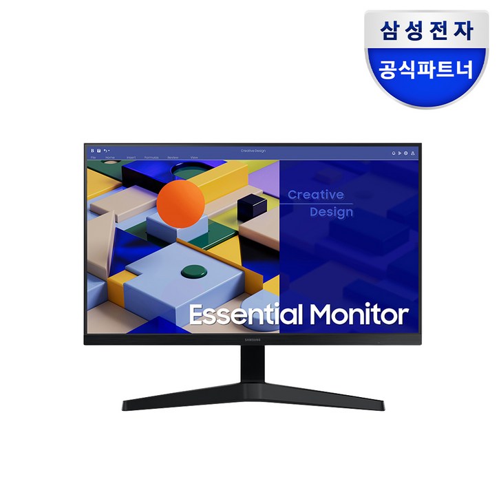 삼성 S27C310 27인치 IPS 베젤리스 모니터 75Hz F27T350 후속모델
