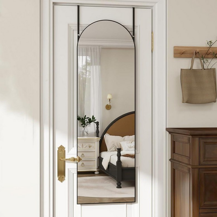 안토크 아치형 문걸이 전신거울 3in1 원룸 벽걸이거울 스탠드 받침대 거울 1400x350