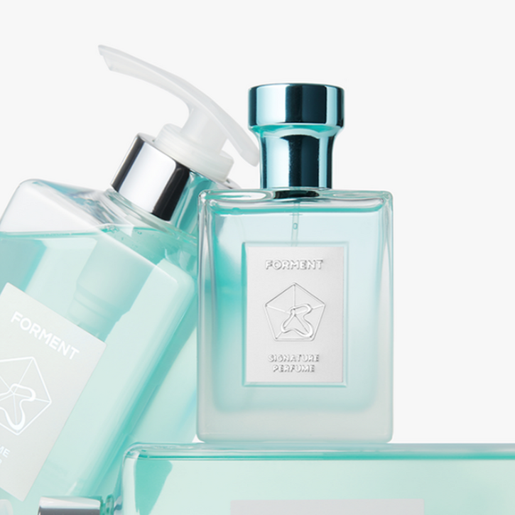 [리뉴얼 신제품] 포맨트 포맨 시그너처 퍼퓸 코튼배쓰 향수 50ml+ 올인원 샤워 바디워시 500ml SET 비누향