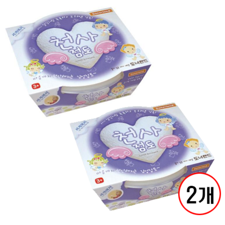 천사점토 70g 벌크도너랜드, 백색, 2개