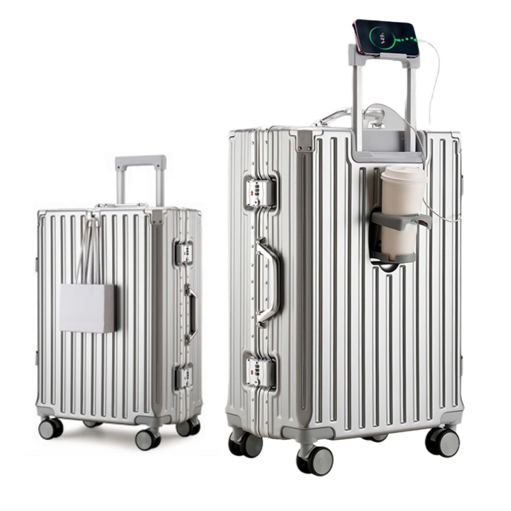 우위제 100%PC 캐리어 알루미늄 프레임 튼튼한 캐리어 3년AS