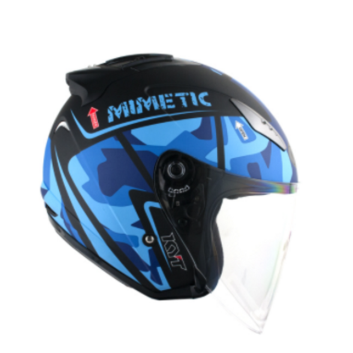 KYT헬멧 미메틱 무광블루 MIMETIC MATT BLUE 오토바이 헬멧 오픈페이스 KYT헬멧 미메틱 무광블루 MIMETIC MATT BLUE 오토바이 헬멧 오픈페이스