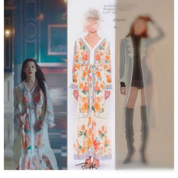 호텔델루나 연예인 패션 악세사리  장만월  꽃 원피스