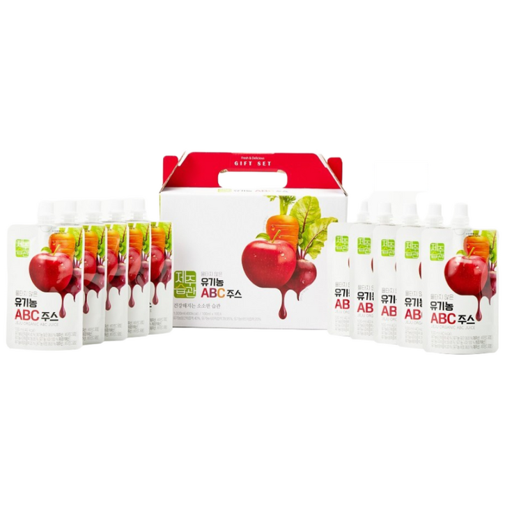물타지않은 유기농착즙 100  제주습관 ABC주스 30포, NFC 착즙주스