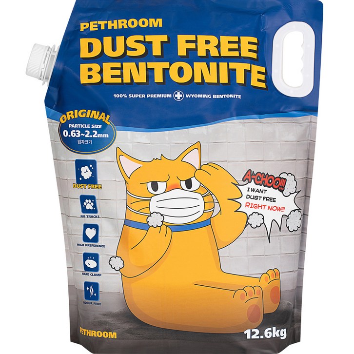 페스룸 고양이 더스트프리 벤토나이트 모래 - 쇼핑뉴스