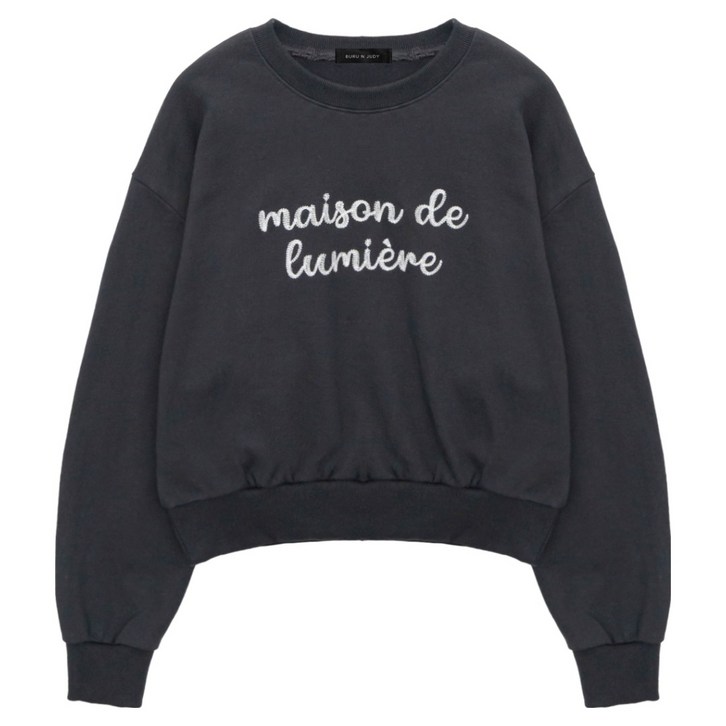 부루앤쥬디 메이슨 자수 맨투맨 BORJTG505A