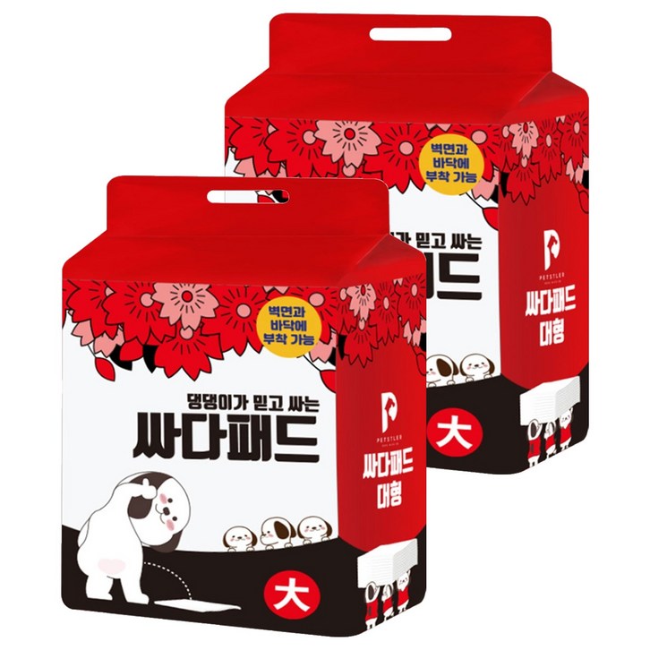 페슬러 강아지 프리미엄 배변 싸다패드 코튼향 40p