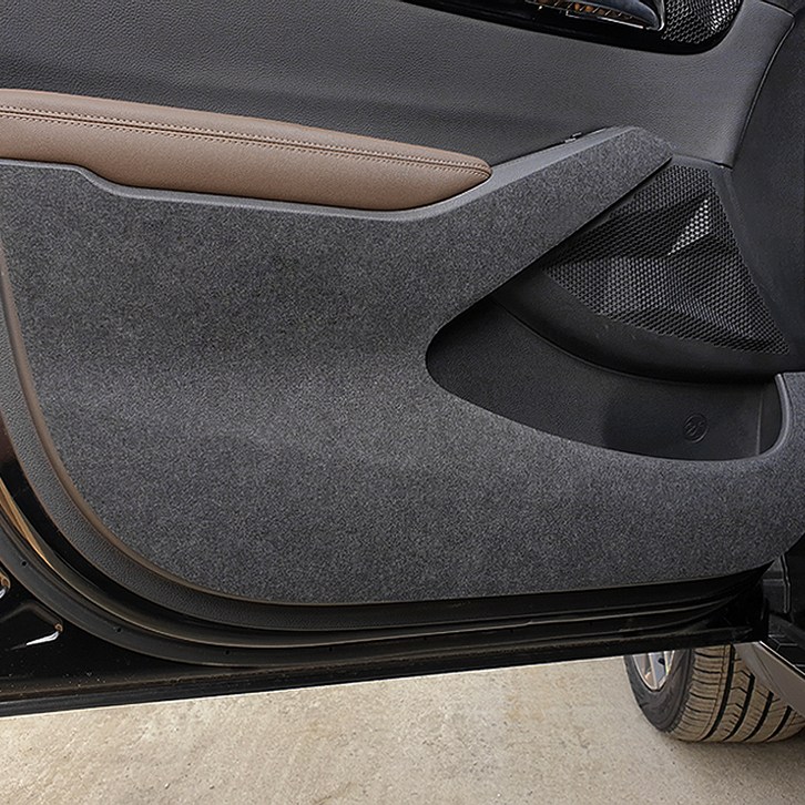 인스톨 스크래치 방지 펠트 도어커버 포켓유