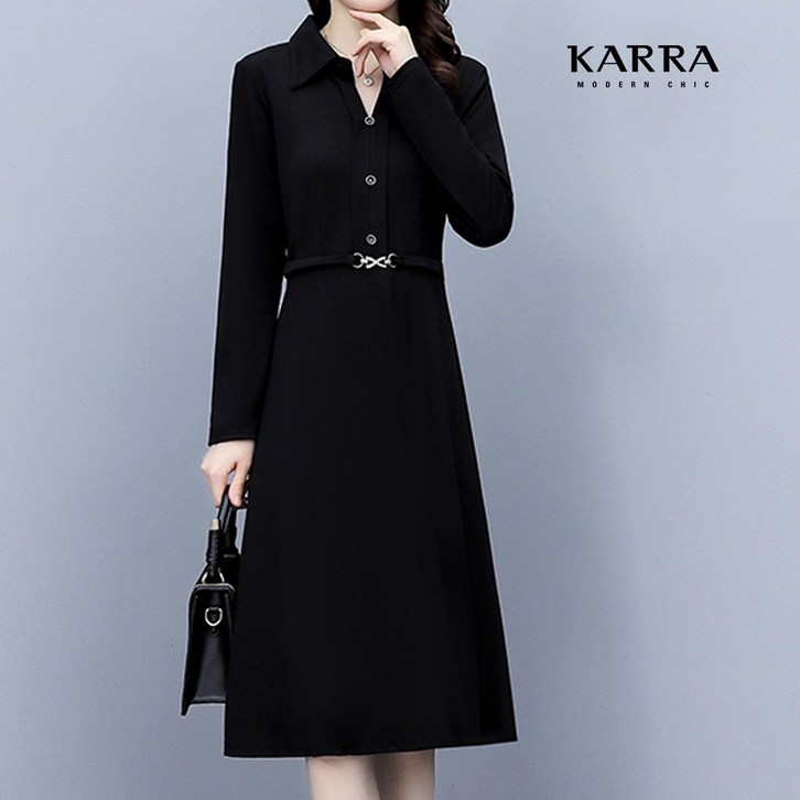 KARRA 오픈카라버튼원피스KB2FOP092C