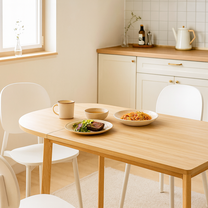 이케아 1인용 2인용 원룸 식탁 반원 반달 반타원 사각 식탁 테이블