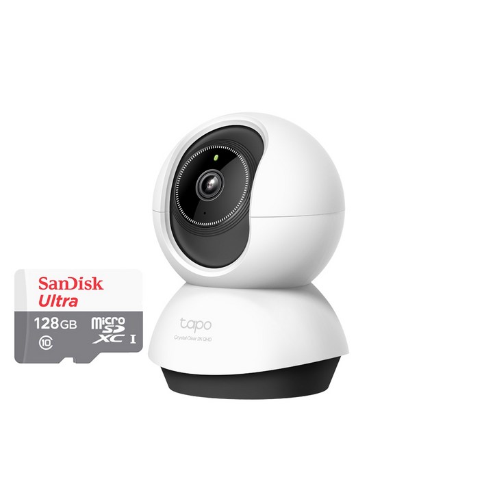 티피링크 Tapo C220TC72 400만화소 360도회전 실내무선카메라 홈CCTV 야간흑백전환, 1개
