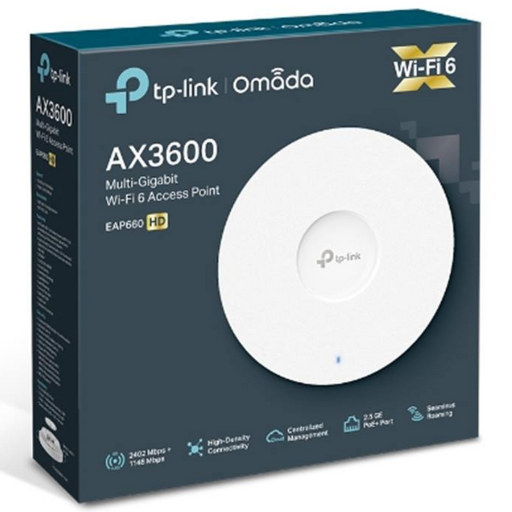 TPLINK Omada EAP660 HD AX3600 2000Mbps 무선AP, EAP660 HD WIFI6, 1개