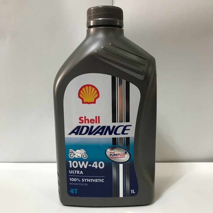 Shell 쉘 어드밴스 울트라 4T 10W 40 1리터 오토바이 엔진오일, 단일상품, 1개