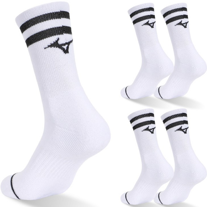 미즈노 리버스 더블 쿠션 크루 양말