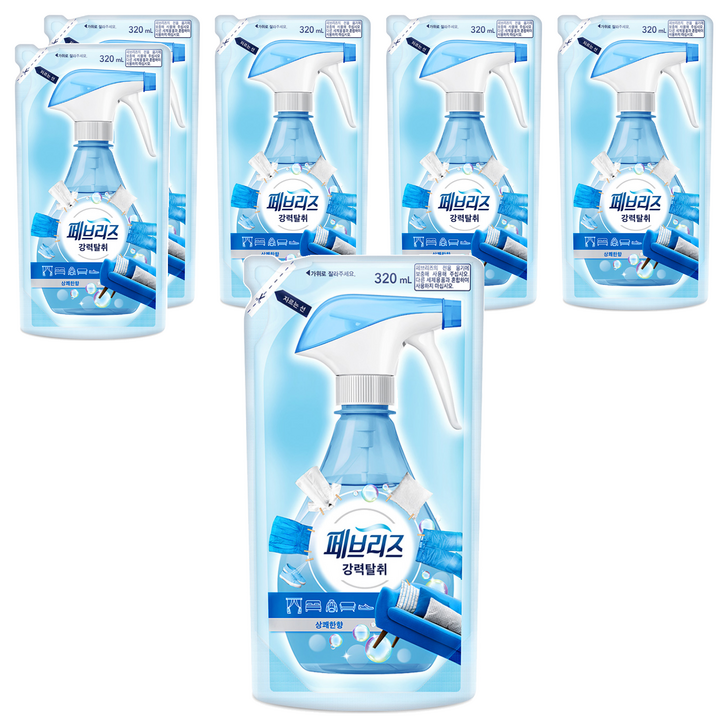 페브리즈 섬유탈취제 강력탈취 상쾌한향 리필