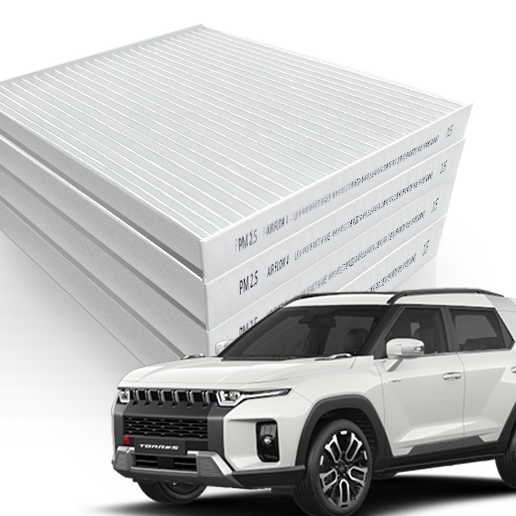 다보니 PM 2.5 초미세먼지 차단 KGM 토레스 에어컨필터