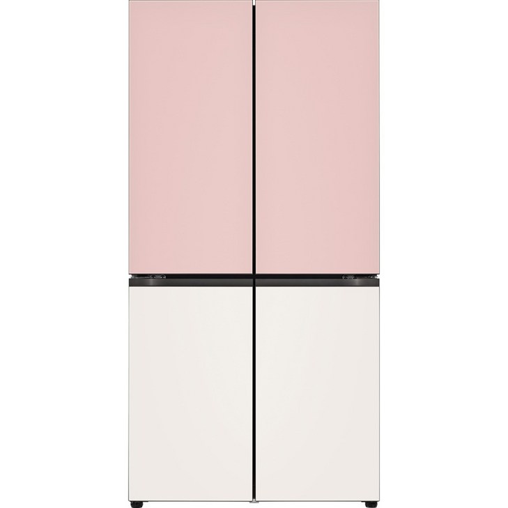 [색상선택형] LG전자 오브제컬렉션 양문형 글라스 베이직 냉장고 방문설치 - 투데이밈