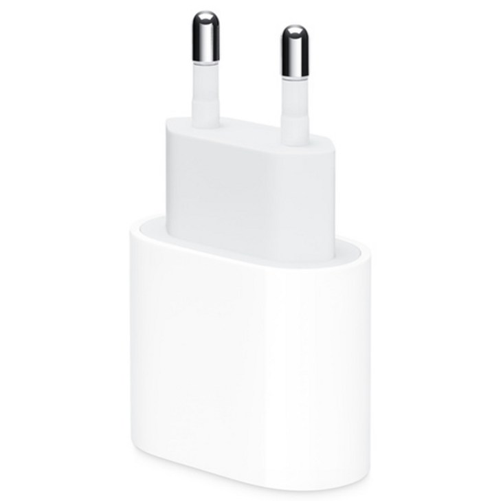 Apple 정품 20W USBC 전원 어댑터 MUW13KHA, 화이트, 1개