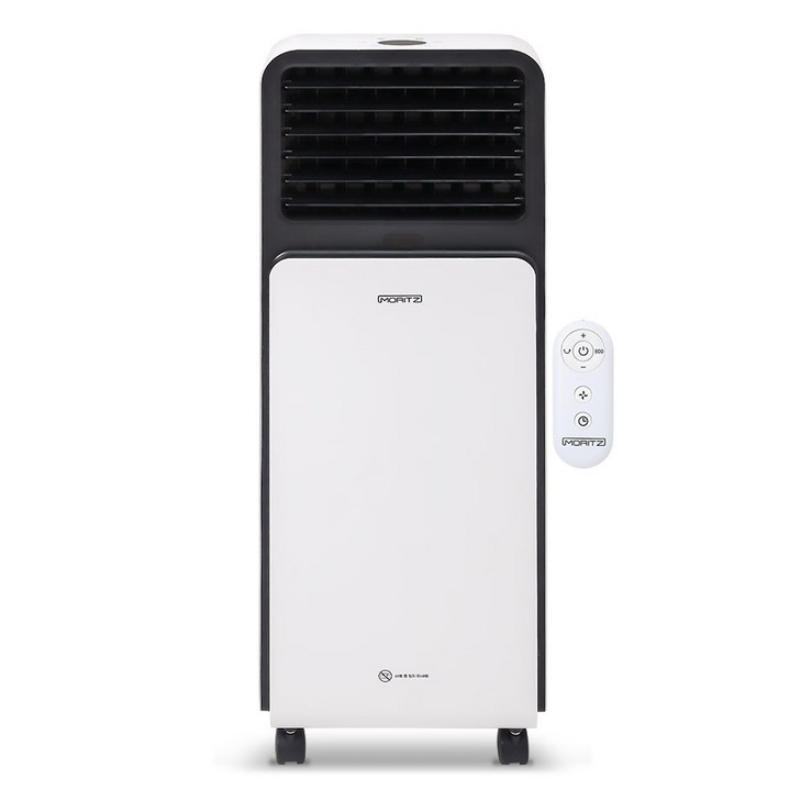 모리츠 팬 리모컨식 슬림형 PTC 업소용 디지털 온풍기, MOPT3000, 화이트