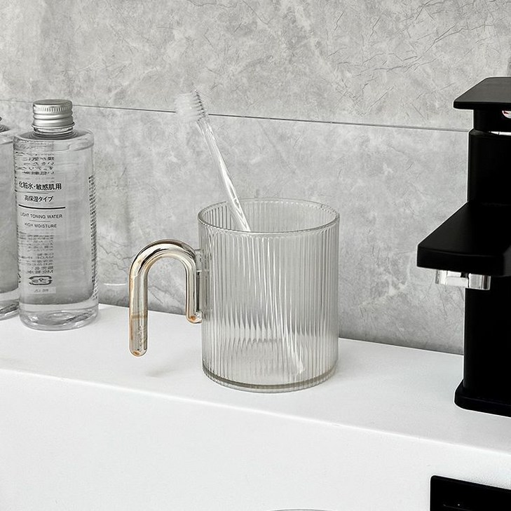 몬드스팟 실버 크롬 호텔 욕실 손잡이 양치컵 ONE SIZE RB20817