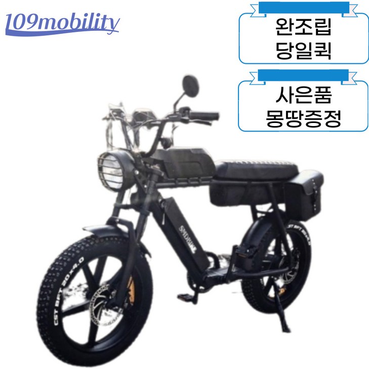 완조립퀵 SMD V2 48V 750W 17Ah 자토바이 레트로바이크 전기자전거