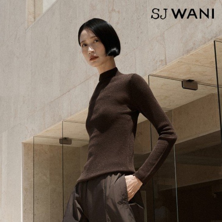 SJ와니 25FW 글리터 울 실크 니트 풀오버 3종 런칭 가격 99,900원
