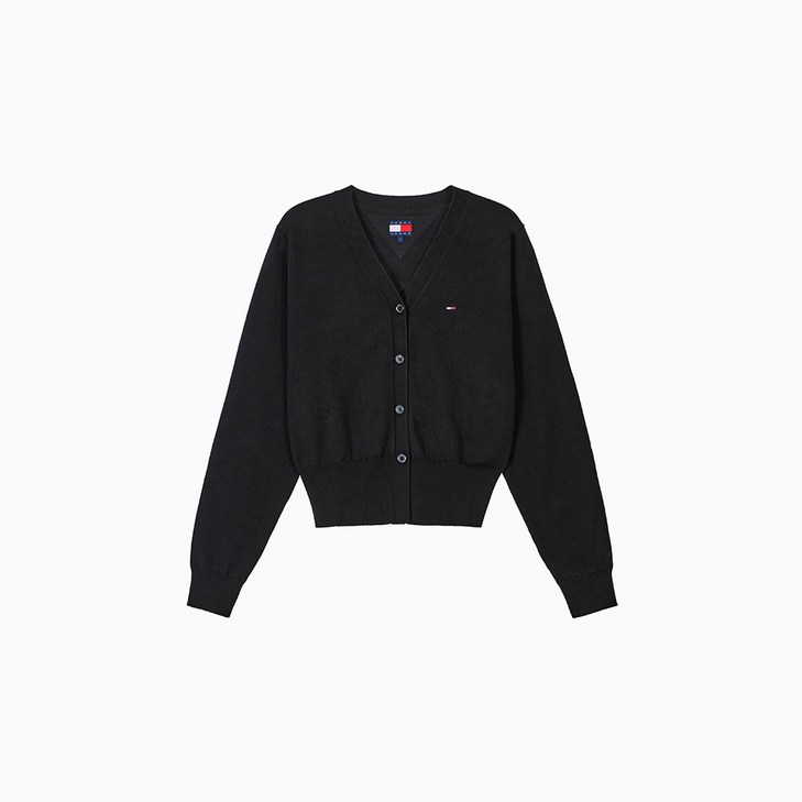 타미힐피거 에센셜 브이넥 가디건 T32G0KCD11TWT2BDS